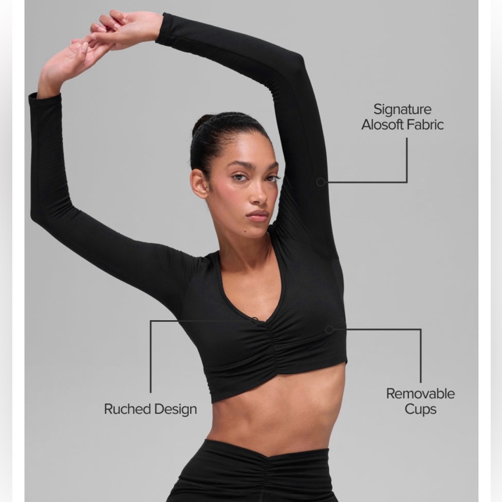ALO Yoga Black Sports Bra